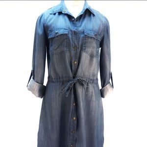 Maurices Chambray Denim Dress Size S